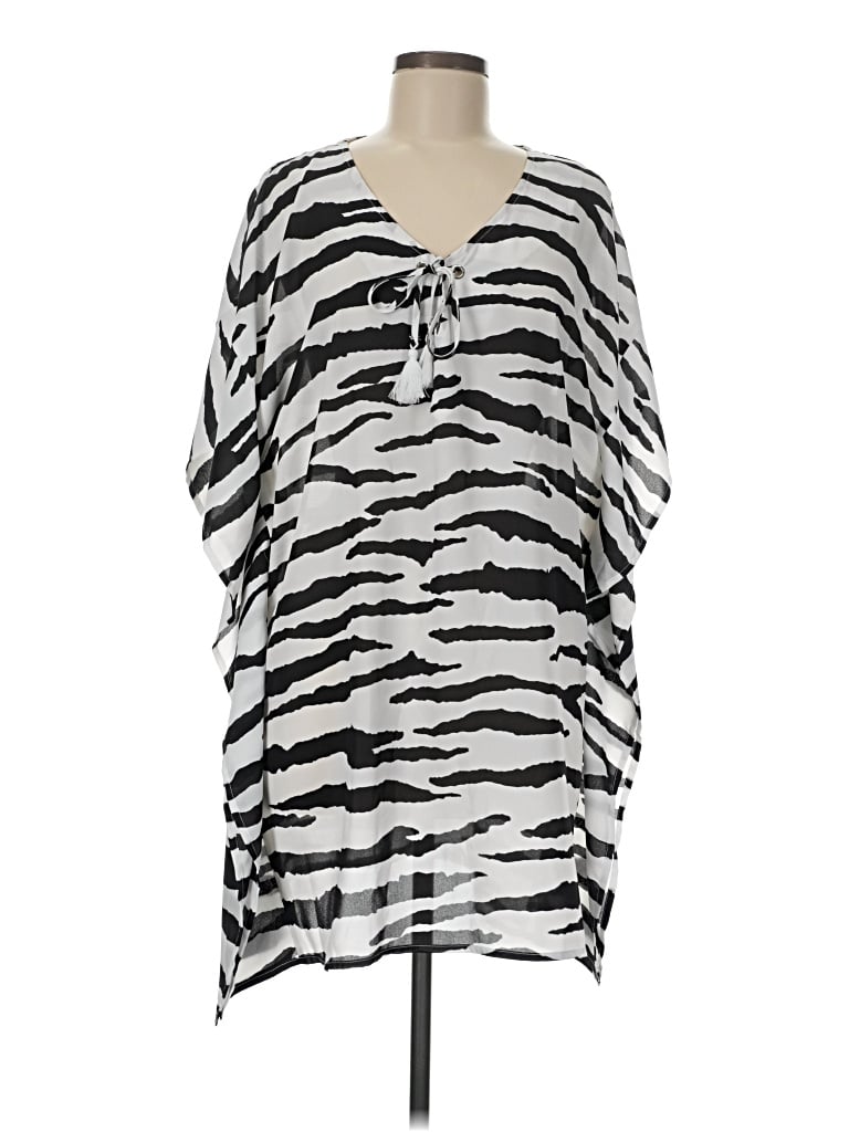 Pre-owned Dotti Swimsuit Cover Up In Silver