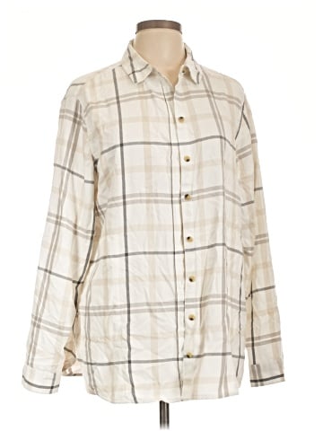 Jachs Girlfriend Long Sleeve Button-Down Shirt (view 1)