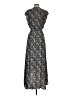 Splendid Print Black Casual Dress Size S - photo 2