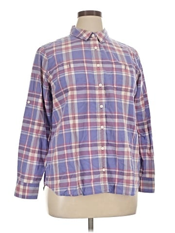 L.L.Bean Long Sleeve Button-Down Shirt (view 1)
