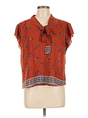 Rainbow Short Sleeve Blouse (view 1)