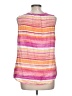 Fresh 100% Rayon Pink Sleeveless Blouse Size L - photo 2