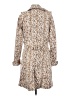 Adolfo Dominguez Animal Print Ivory Trenchcoat Size XS - photo 2