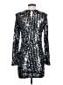 On Twelfth 100% Polyester Metallic Silver Cocktail Dress Size S - photo 2