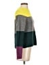 Banana Republic Color Block Green Wool Pullover Sweater Size S - photo 4