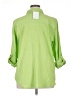 Appleseeds 100% Cotton Green 3/4 Sleeve Button-Down Shirt Size XL - photo 2