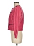 Alice + Olivia 100% Leather Solid Pink Leather Jacket Size M - photo 5