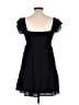 Thirty/Thirty 100% Polyester Solid Black Casual Dress Size L - photo 2