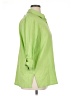 Appleseeds 100% Cotton Green 3/4 Sleeve Button-Down Shirt Size XL - photo 4
