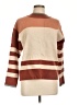 Staccato Stripes Brown Pullover Sweater Size L - photo 1