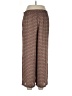 Max Studio 100% Polyester Print Brown Casual Pants Size L - photo 2