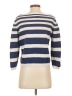 Boston Proper 100% Cotton Stripes Blue Pullover Sweater Size S - photo 2