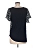 Ann Taylor LOFT Outlet 100% Polyester Black Short Sleeve Blouse Size M - photo 2