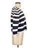Boston Proper 100% Cotton Stripes Blue Pullover Sweater Size S - photo 4