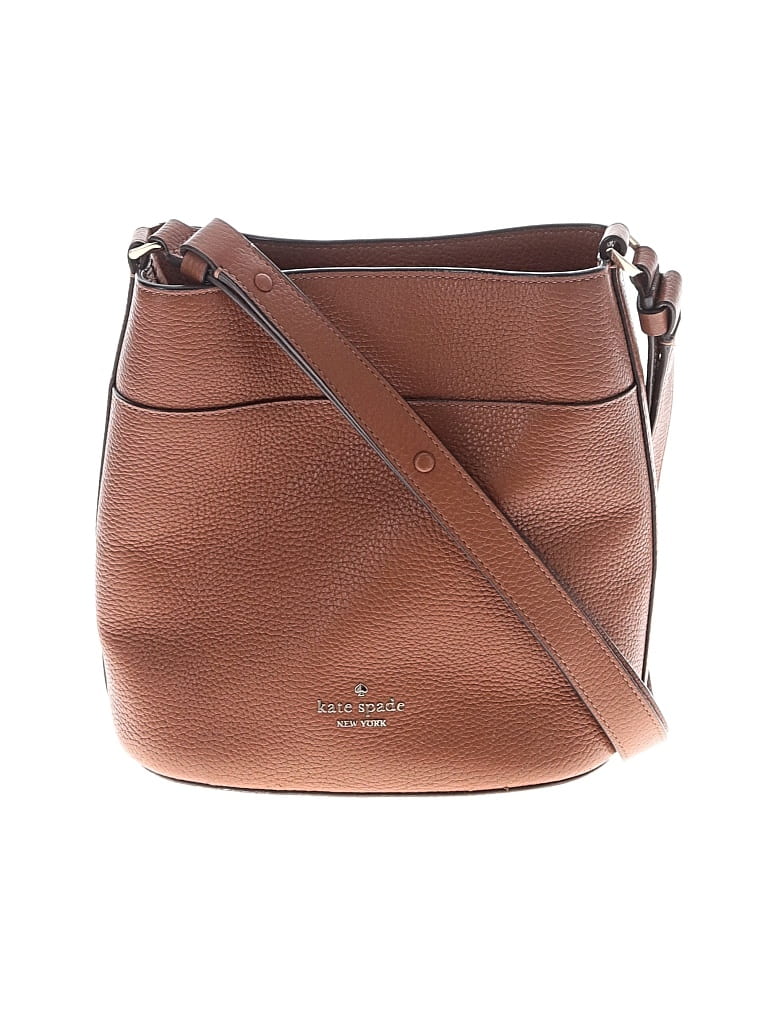Pre-owned Kate Spade New York Leather Satchel In Brown