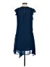 Parker 100% Polyester Solid Blue Cocktail Dress Size S - photo 2