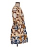 Sandro Print Tan Cocktail Dress Size M (estimated) - photo 4