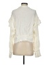 IRO 100% Viscose Ivory Long Sleeve Blouse Size EU (FR) 36 / US 4 - photo 2