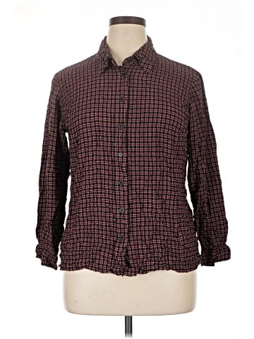 Elisabeth by Liz Claiborne Long Sleeve Button-Down Shirt (view 1)