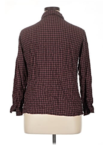 Elisabeth by Liz Claiborne Long Sleeve Button-Down Shirt (view 2)