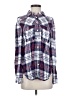 Ace Delivery Plaid Blue Long Sleeve Button-Down Shirt Size S - photo 1