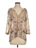 Maeve Tan 3/4 Sleeve Blouse Size 4 - photo 1