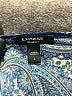 Express Paisley Blue Short Sleeve Blouse Size L - photo 7