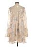 Free People 100% Polyester Silver Cocktail Dress Size XS - photo 2