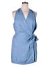 Emma & Michele 100% Polyester Blue Romper Size XL - photo 1