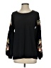 Unbranded Black Long Sleeve Blouse Size S - photo 1