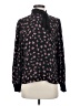 CeCe 100% Polyester Black Long Sleeve Blouse Size S - photo 1