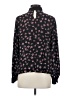 CeCe 100% Polyester Black Long Sleeve Blouse Size S - photo 2