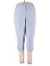 Talbots 100% Cotton Stripes Blue Casual Pants Size 22 - photo 1
