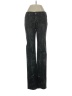David Kahn Chevron-herringbone Black Jeans Size 24 waist - photo 1