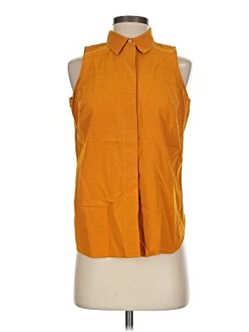 Ann Taylor Factory Sleeveless Button-Down Shirt (view 1)