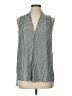 Spense 100% Viscose Houndstooth Black Sleeveless Blouse Size L - photo 1