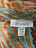 DressBarn 100% Polyester Paisley Orange 3/4 Sleeve Blouse Size 22 - photo 7