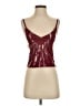 Edikted Burgundy Sleeveless Top Size S - photo 1