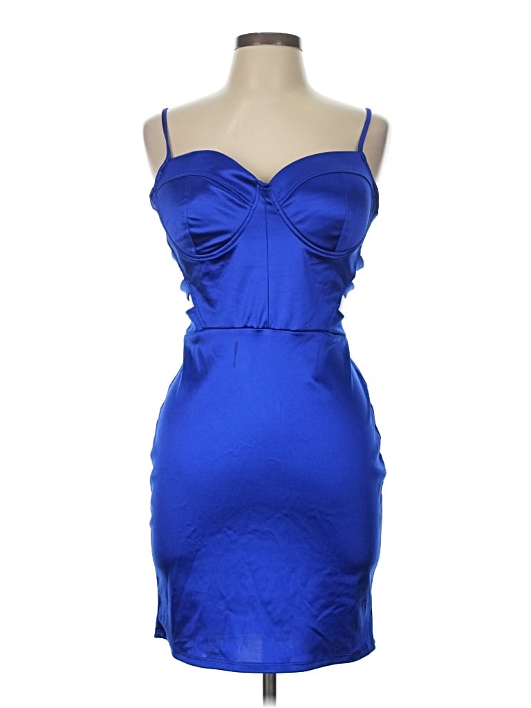 Pre-owned Haute Monde Cocktail Dress In Blue