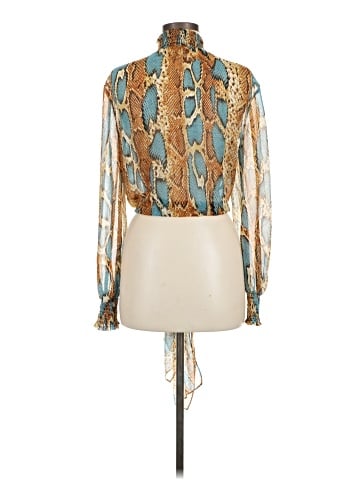 Olivaceous Long Sleeve Blouse (view 2)