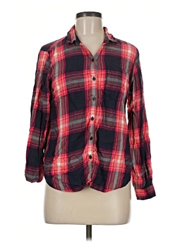 Eddie Bauer 3/4 Sleeve Button-Down Shirt (view 1)