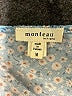 Monteau Blue Short Sleeve Blouse Size M - photo 7