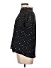 Point Sur Stars Black Short Sleeve Blouse Size L - photo 5