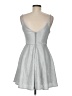 B. Darlin 100% Polyester Metallic Silver Cocktail Dress Size 7 - 8 - photo 2