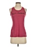 Brooks 100% Polyester Burgundy Active Tank Size S - photo 1