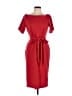 ASOS Solid Red Cocktail Dress Size 10 - photo 1
