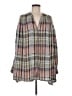 Free People Tweed Green Long Sleeve Blouse Size M - photo 1