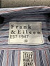 Frank & Eileen 100% Cotton Stripes Blue Gray Long Sleeve Button-Down Shirt Size M - photo 4