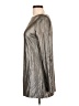 Equestrian Metallic Silver Long Sleeve Blouse Size L - photo 5