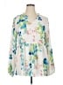Studio B by BOBEAU 100% Polyester Ivory 3/4 Sleeve Blouse Size XL - photo 1